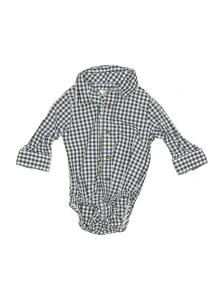 Click to view more detailed imagery on our partner's website Pre-owned Just One You Made By Carter's Babies' Long Sleeve Onesie In Blue