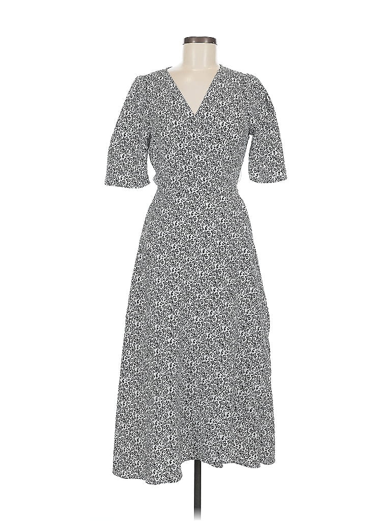 Pre-owned Bobeau Casual Dress In Gray