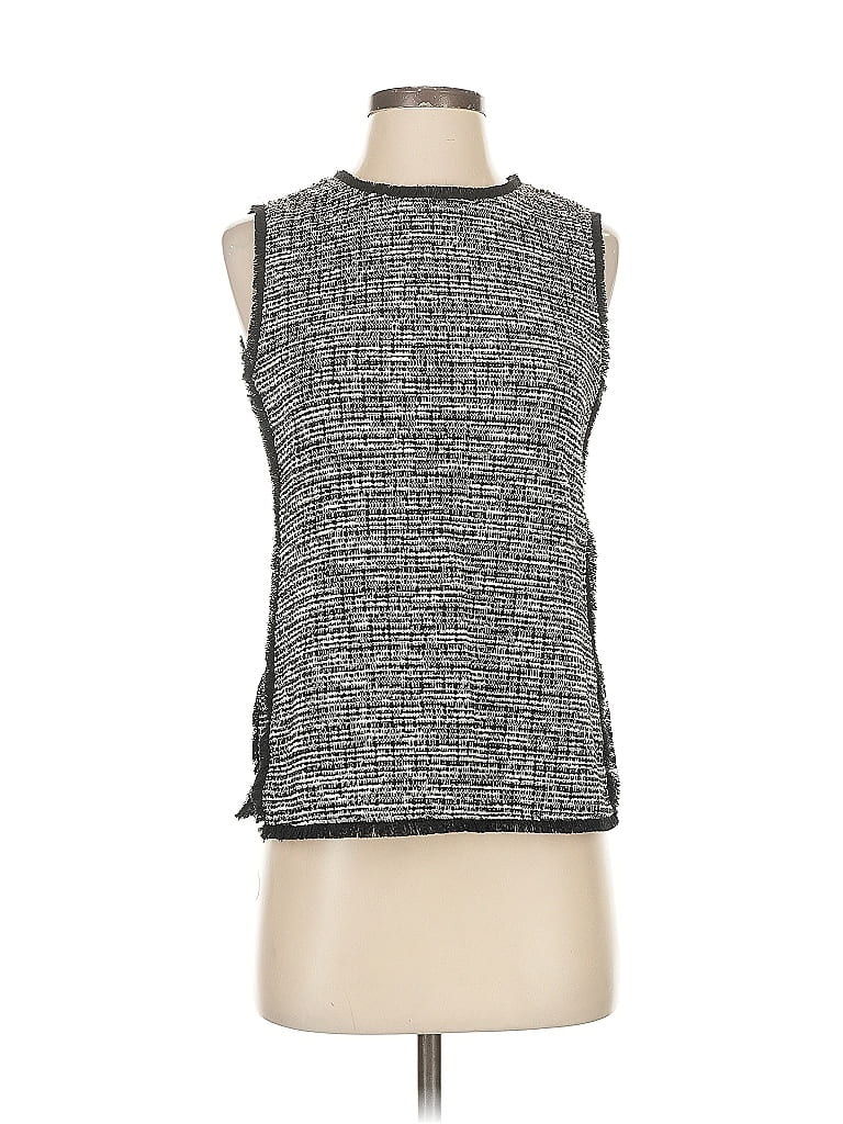 Pre-owned Banana Republic Sleeveless T-shirt In Gray
