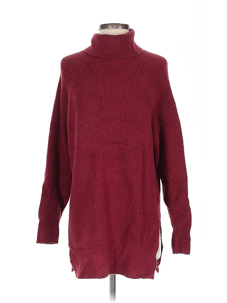 Pre-owned On 34th Turtleneck Sweater In Red