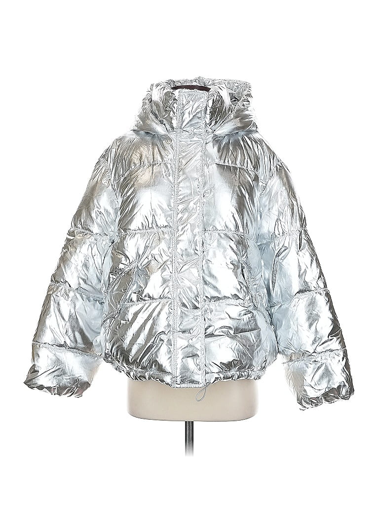 H&m Snow Jacket In Gray