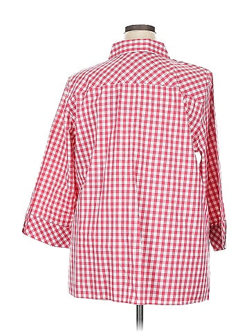 Foxcroft 3/4 Sleeve Button-Down Shirt (view 2)