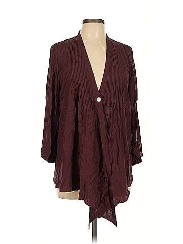 Elizabeth and James 3/4 Sleeve Silk Top (view 1)