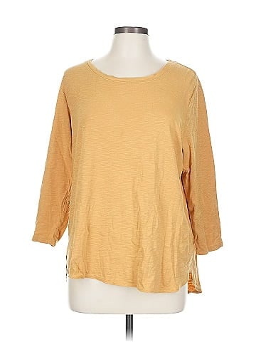 KIRKLAND Signature 3/4 Sleeve T-Shirt (view 1)
