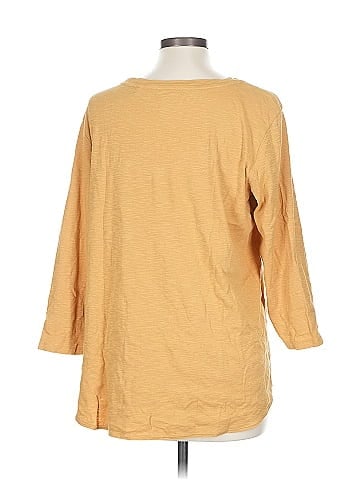 KIRKLAND Signature 3/4 Sleeve T-Shirt (view 2)
