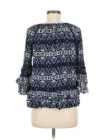INC International Concepts 3/4 Sleeve Blouse (view 2)