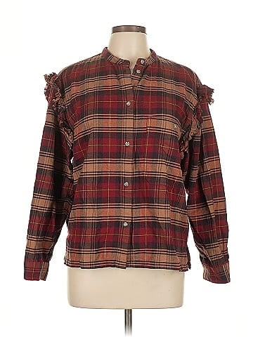 Something Navy Long Sleeve Button-Down Shirt (view 1)