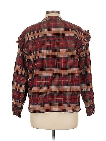 Something Navy Long Sleeve Button-Down Shirt (view 2)