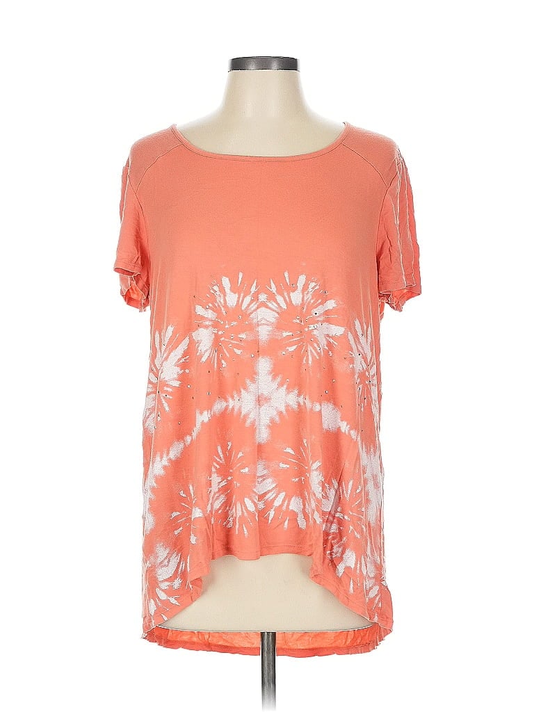 Pre-owned Chico's Short Sleeve T-shirt In Orange