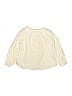 Zara Kids 100% Cotton Ivory Long Sleeve Blouse Size 8 - photo 1