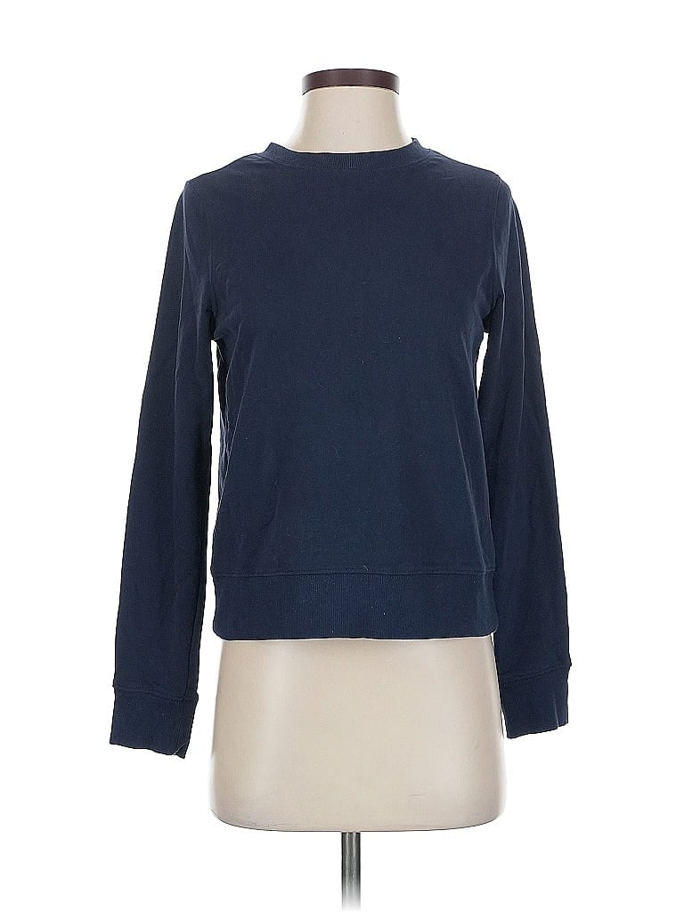 Pre-owned Athleta Sweatshirt In Blue