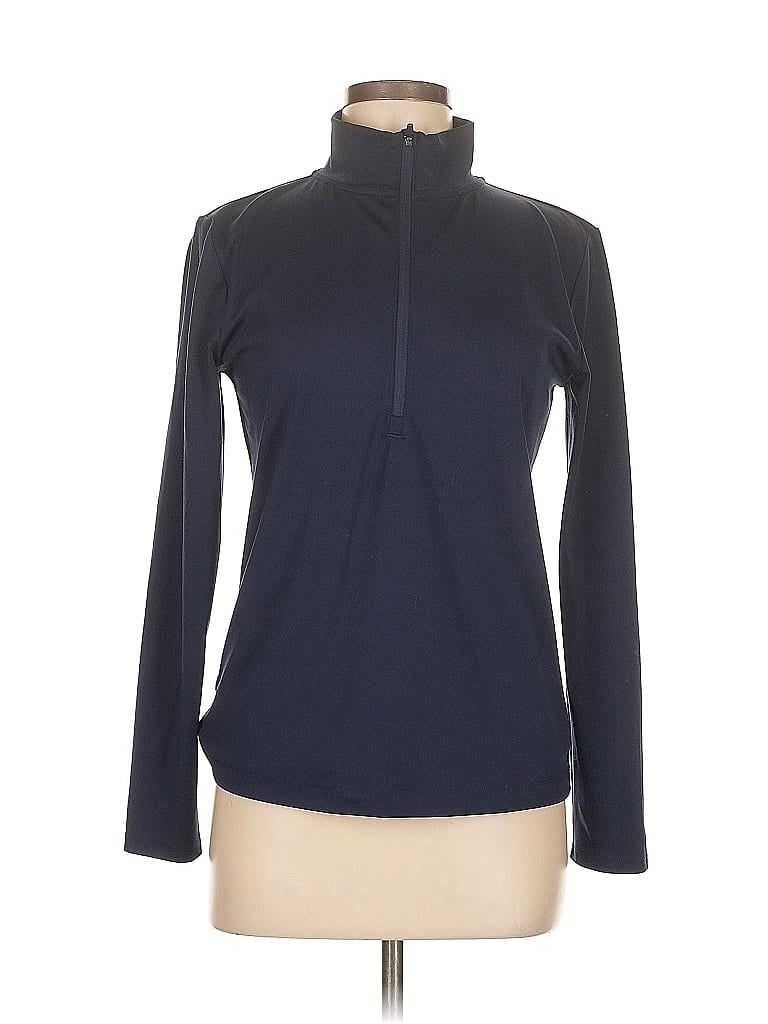 Pre-owned Lou & Grey Turtleneck Sweater In Blue