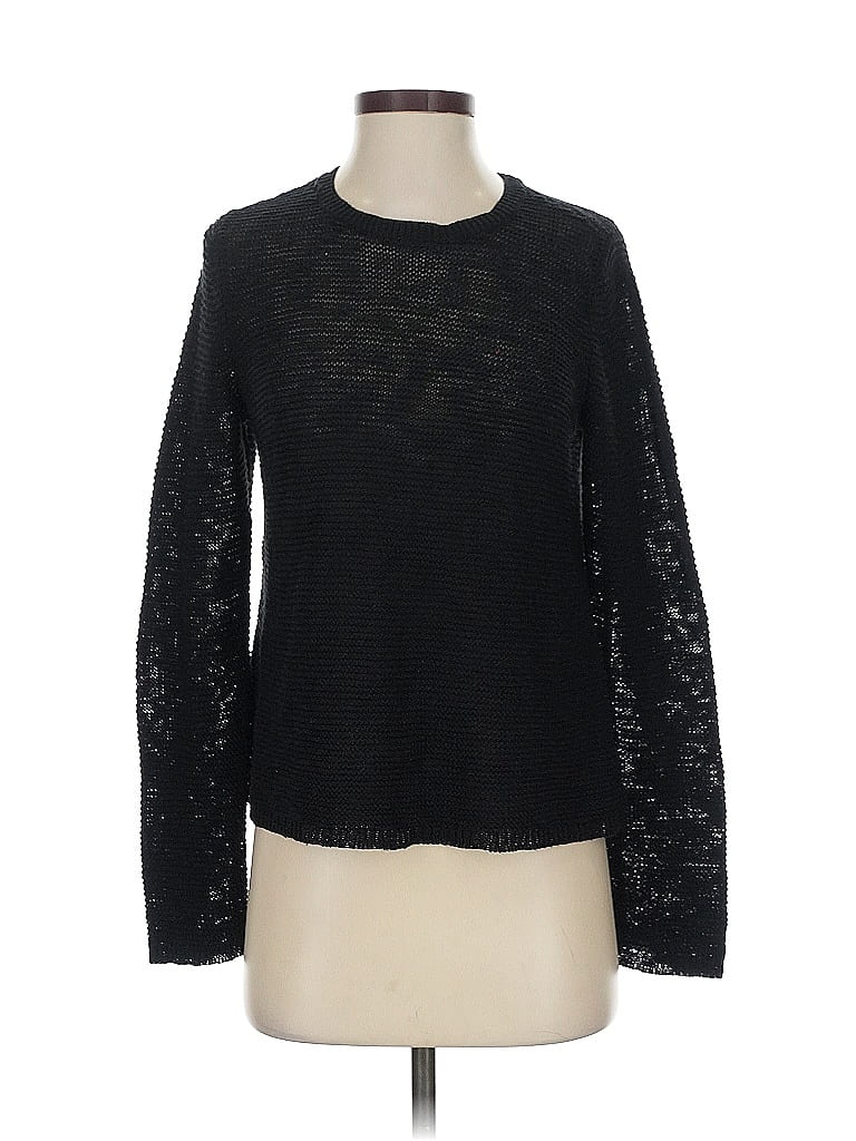 Pre-owned Eileen Fisher Pullover Sweater In Black