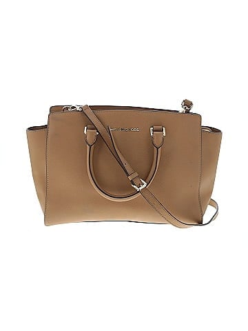 MICHAEL Michael Kors Leather Satchel (view 1)