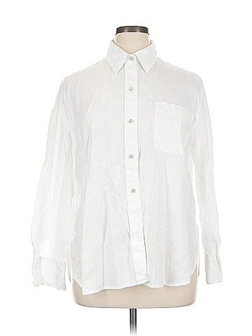 Vince. Long Sleeve Button-Down Shirt (view 1)