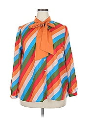Eloquii Long Sleeve Blouse