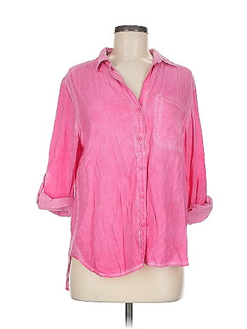 Velvet Heart 3/4 Sleeve Button-Down Shirt (view 1)