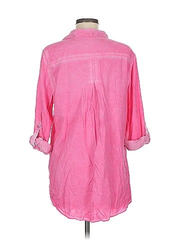 Velvet Heart 3/4 Sleeve Button-Down Shirt (view 2)