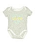 Little Beginnings Graphic Gray Short Sleeve Onesie Size 0-3 mo - photo 1