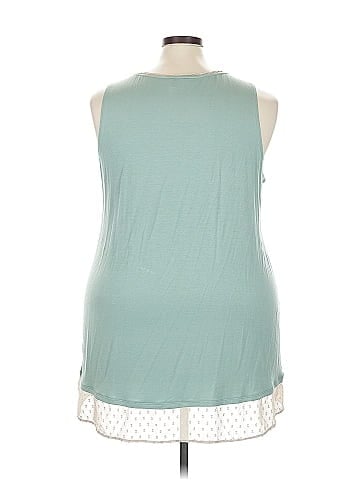 LOGO by Lori Goldstein Sleeveless T-Shirt (view 2)