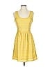 Eight Sixty Hearts Yellow Casual Dress Size XS - photo 1