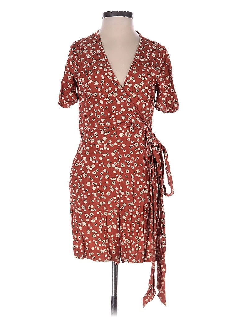 Pre-owned Madewell Romper In Red