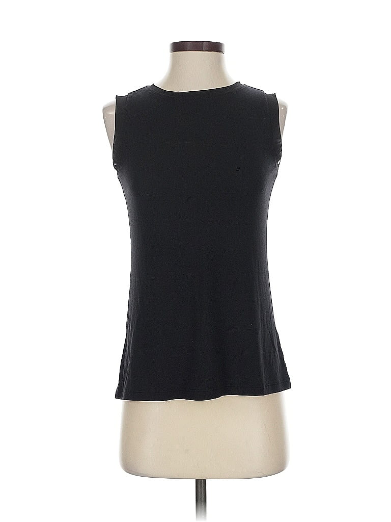 Pre-owned Athleta Sleeveless T-shirt In Black