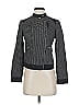 Lucky Brand Houndstooth Gray Black Jacket Size XS - photo 1