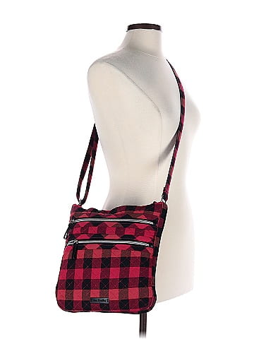 Vera Bradley Garnet Buffalo Check Triple Zip Hipster (view 2)