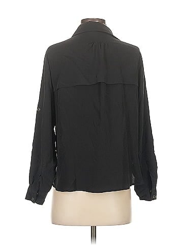 Yumi Kim Long Sleeve Silk Top (view 2)