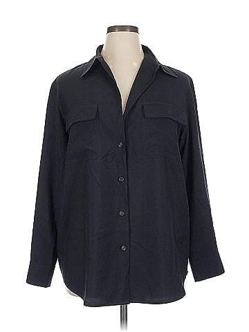 Emanuel Emanuel Ungaro 3/4 Sleeve Silk Top (view 1)