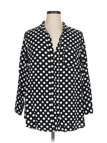 Velvet Heart 3/4 Sleeve Button-Down Shirt (view 1)