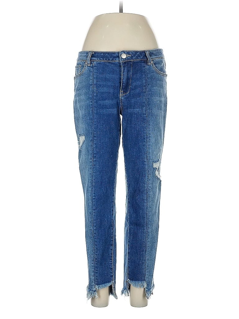Pre-owned Gabrielle Union New York And Company Jeans In Blue
