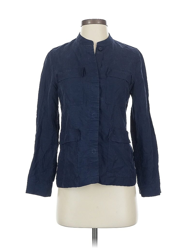 Pre-owned Kobi Halperin Long Sleeve Blouse In Blue