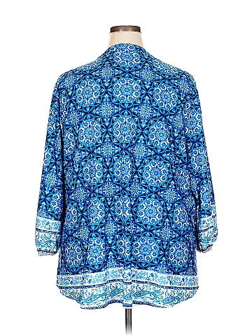 New Directions 3/4 Sleeve Blouse (view 2)