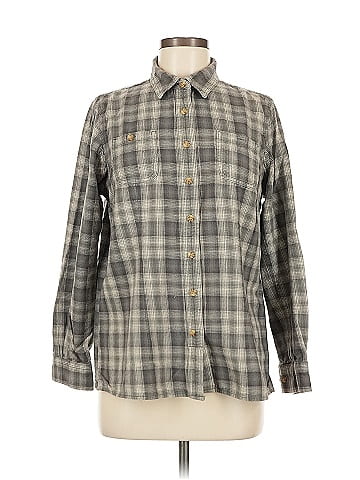 Duluth Trading Co. Long Sleeve Button-Down Shirt (view 1)
