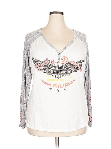 Harley Davidson Long Sleeve Henley (view 1)