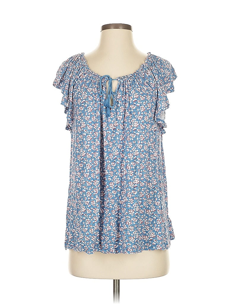 Pre-owned Chaps Short Sleeve T-shirt In Blue