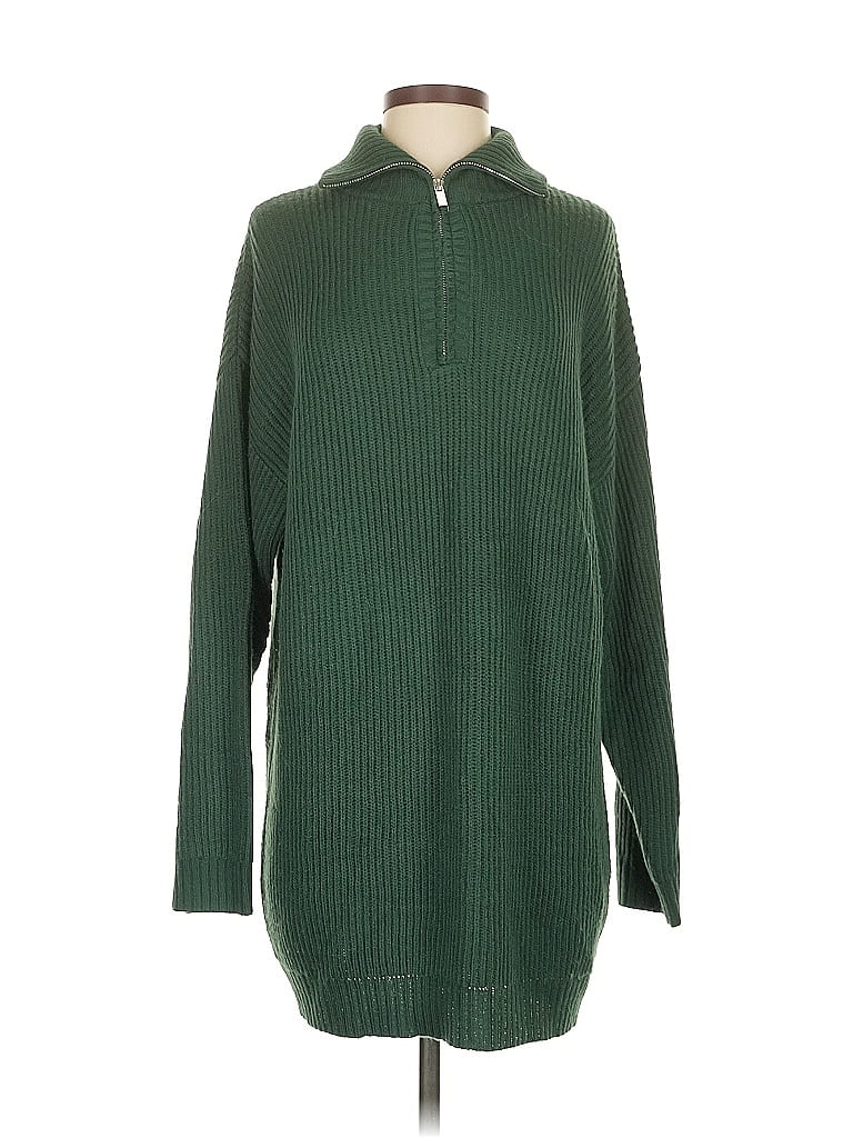 Pre-owned Asos Design Pullover Sweater In Green