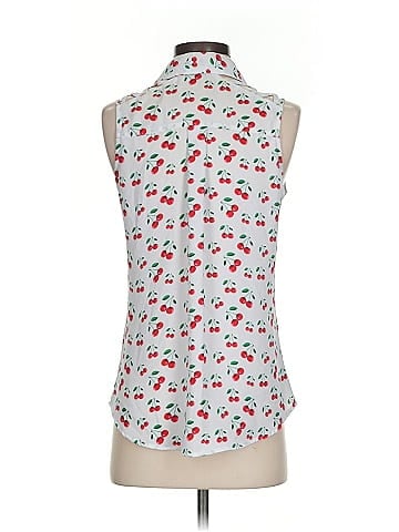 Express Sleeveless Button-Down Shirt (view 2)