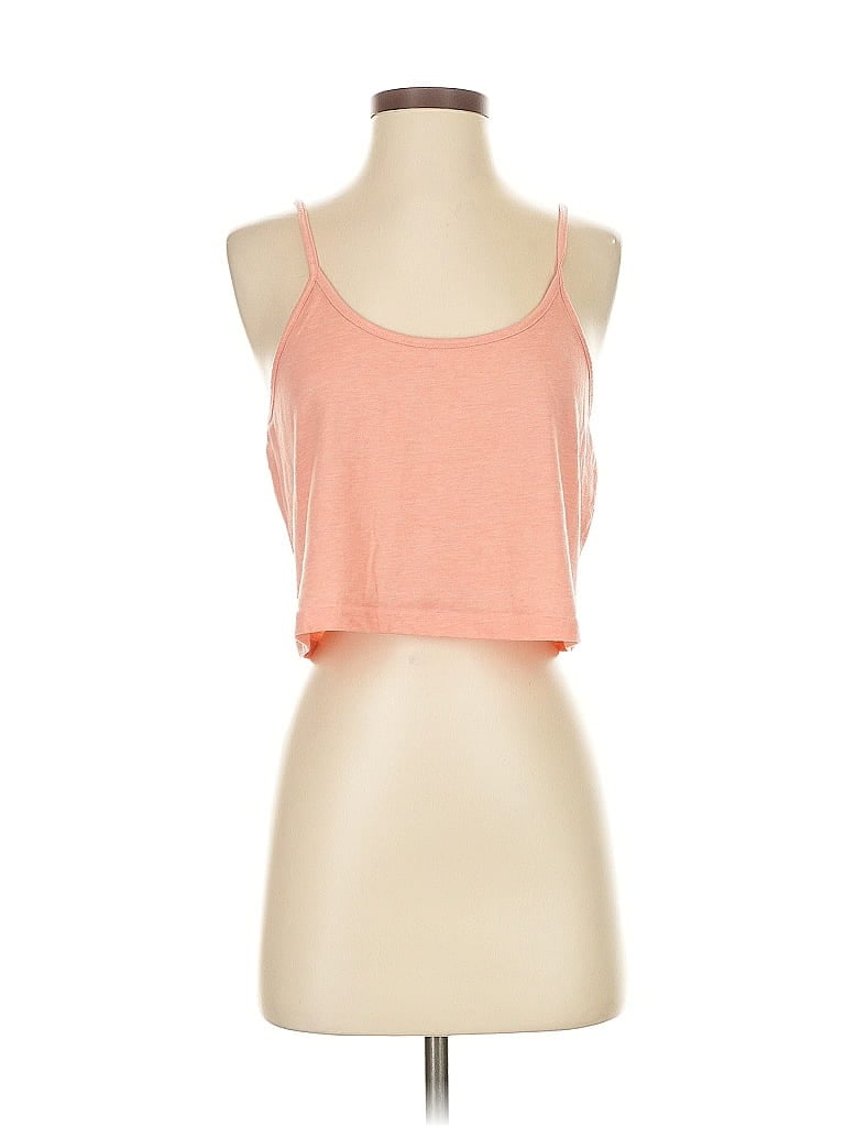 Pre-owned Asos Design Tank Top Pink Halter Neckline Tops
