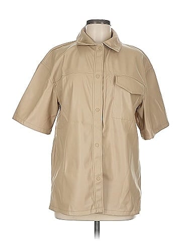Topshop Faux Leather Jacket (view 1)