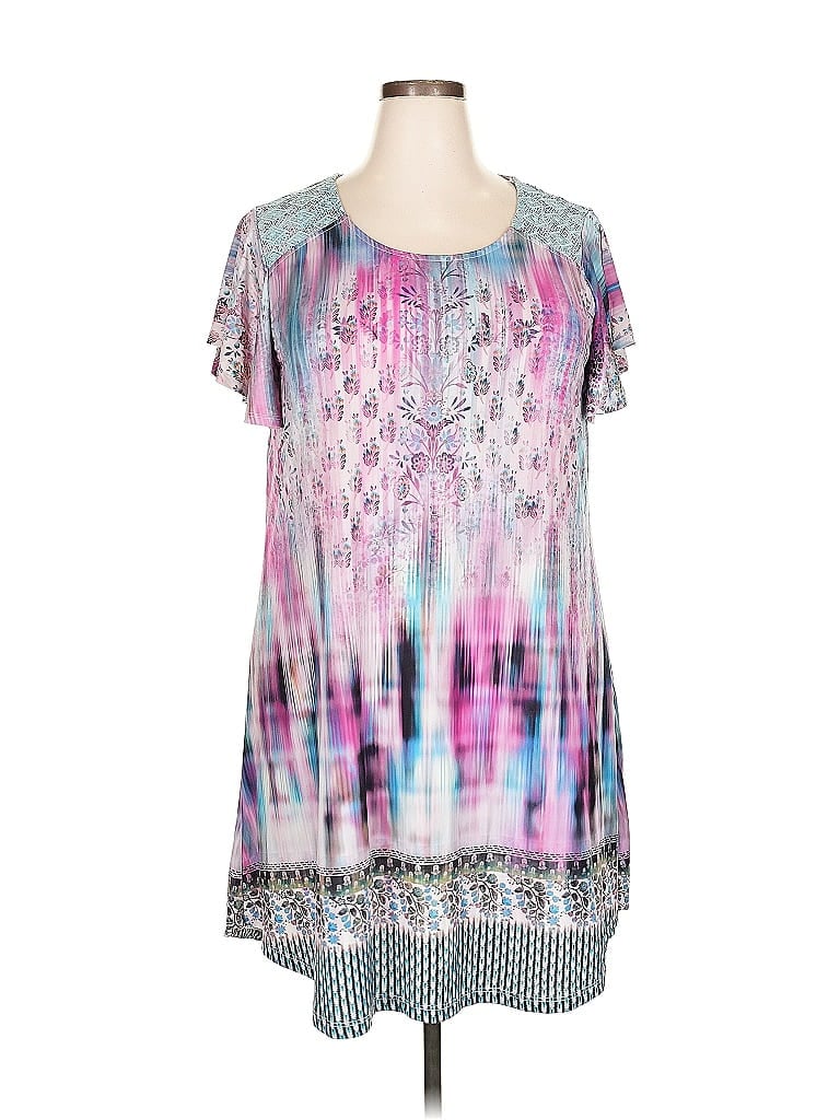 Pre-owned Moda Casual Dress In Purple