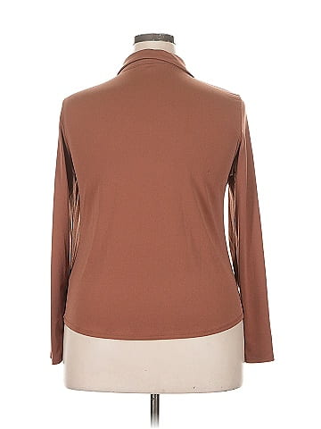 Adrianna Papell Long Sleeve Blouse (view 2)