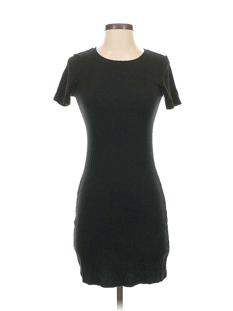 Pre-owned Open Edit Casual Dress In Black