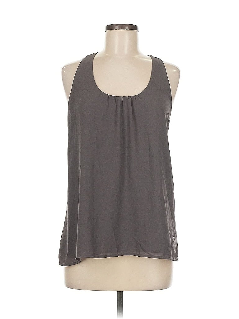 Pre-owned Naked Zebra Sleeveless Blouse In Gray