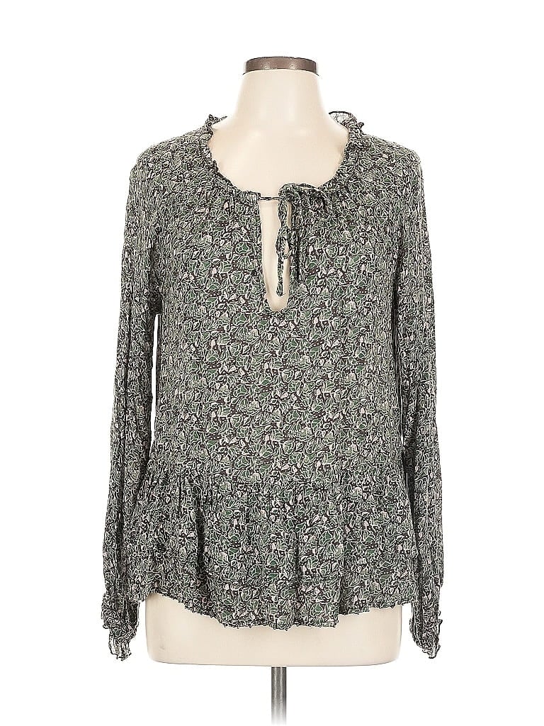 WILLIAM RAST Pre-owned Long Sleeve Blouse In Green