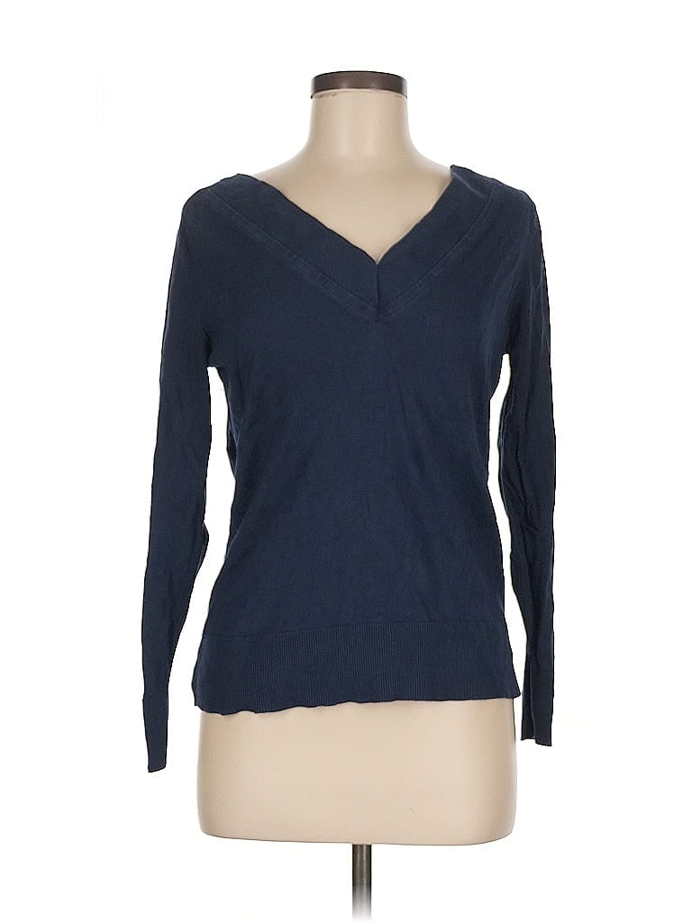 Pre-owned Banana Republic Pullover Sweater In Blue