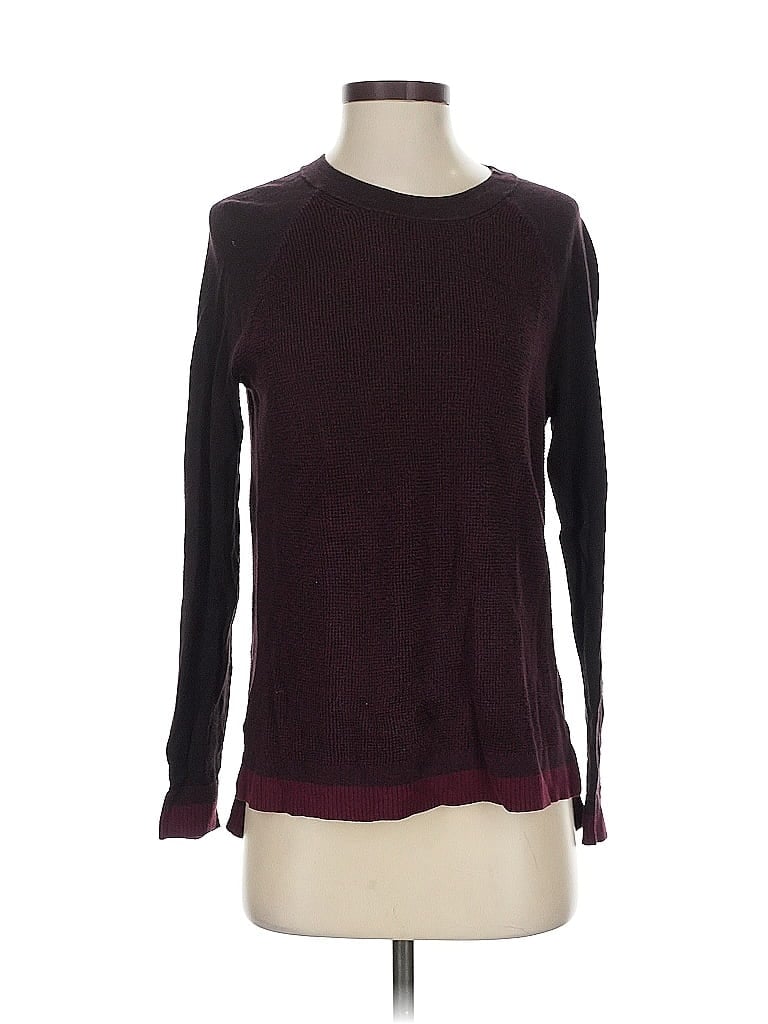 Pre-owned Rag & Bone Pullover Sweater In Burgundy