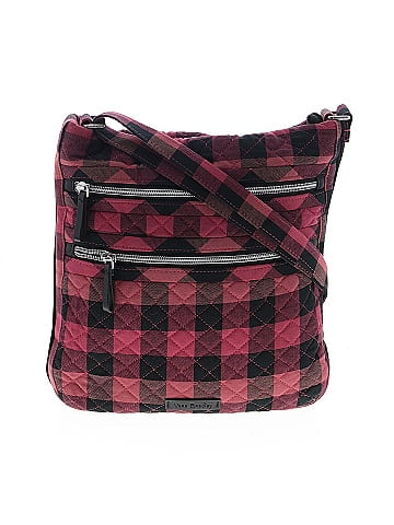 Vera Bradley Garnet Buffalo Check Triple Zip Hipster (view 1)